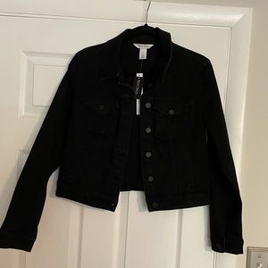 NWT White House Black Market Black Jean Jacket